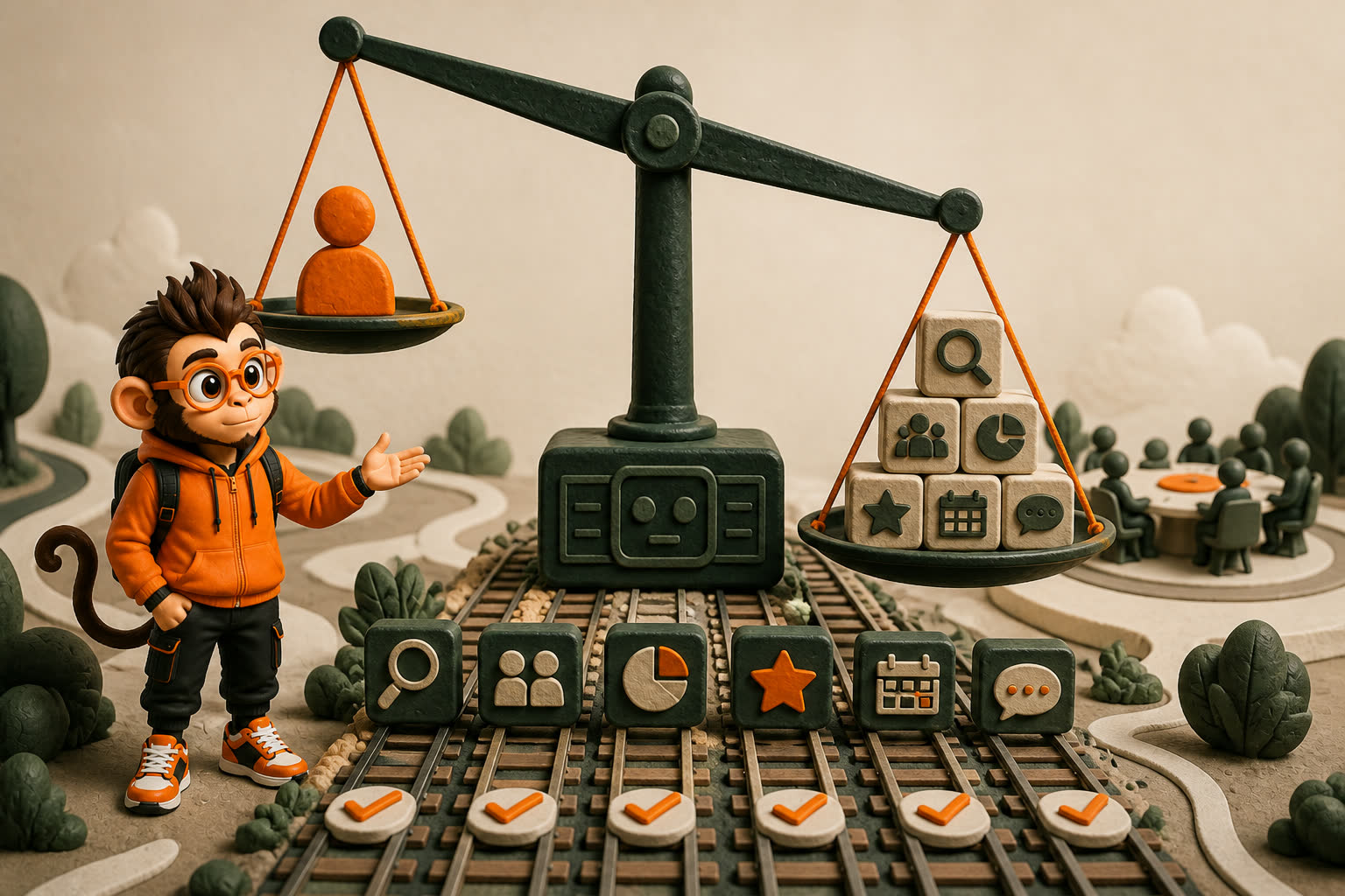 A leverage scale is already weighted by evidence, alternatives, timing, and internal support before the candidate reaches the negotiation table, as Praxy reveals the upstream tracks.